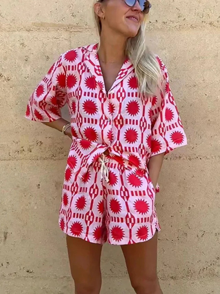 Constance | Women’s Floral Two-Piece Set | Relaxed Fit
