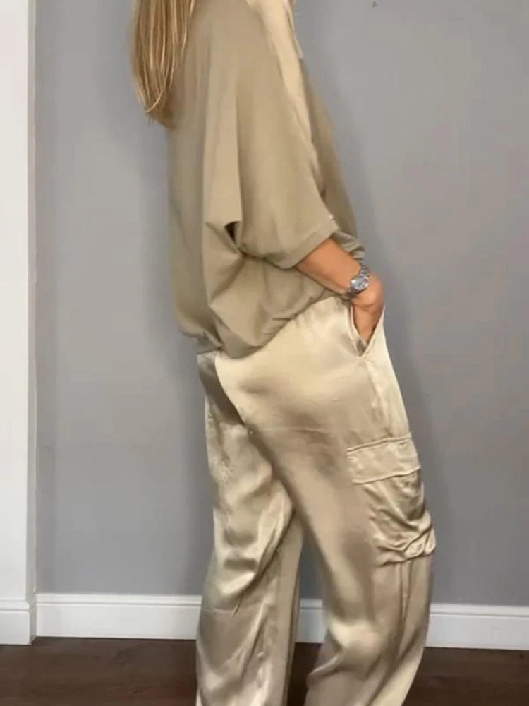Elizabeth | Women’s Satin Set | Refined Elegance & Seasonal Comfort