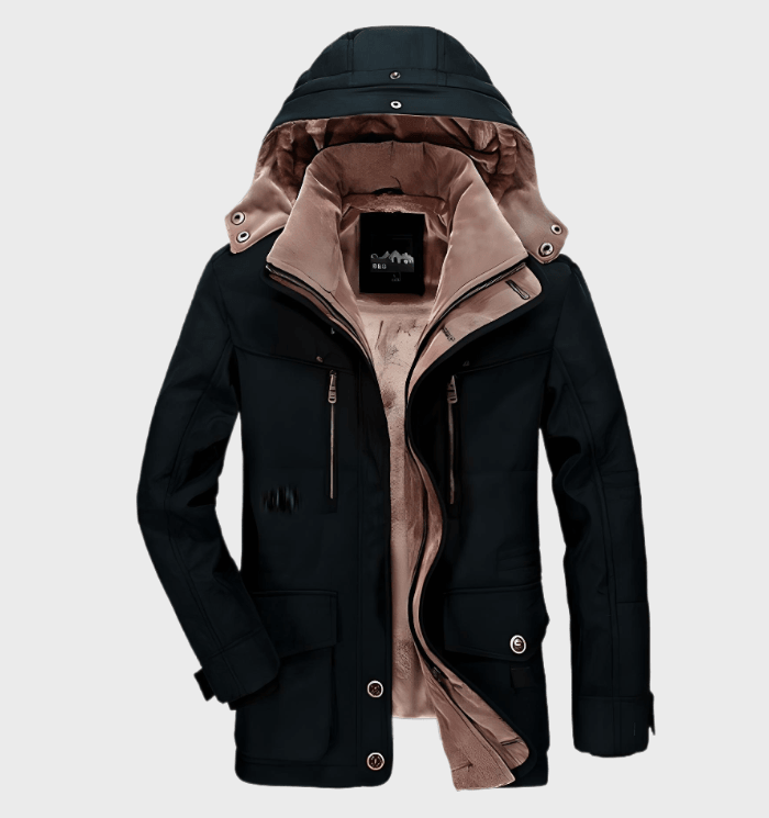 Lorcan – Men’s Hooded Winter Parka with Warm Lining