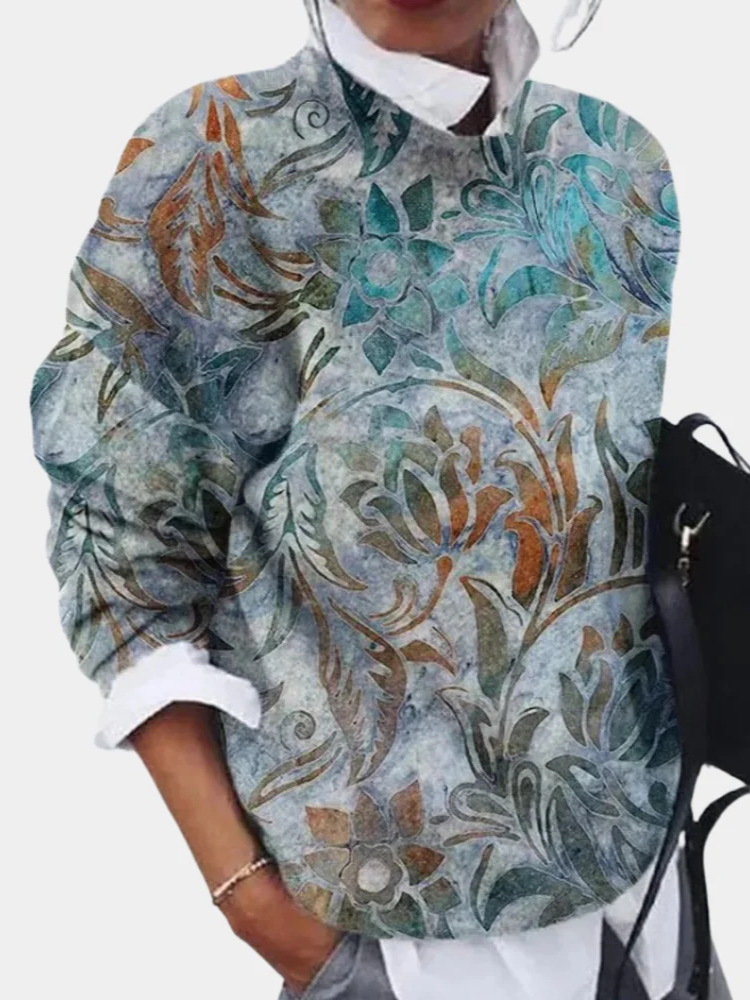 Febe | Women’s Sweater | Printed Casual Knit