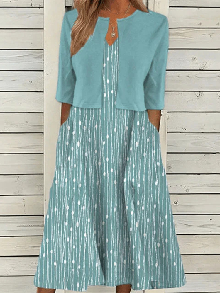 Fenna | Women’s Two-Piece Maxi Dress Set | Elegant & Eye-Catching