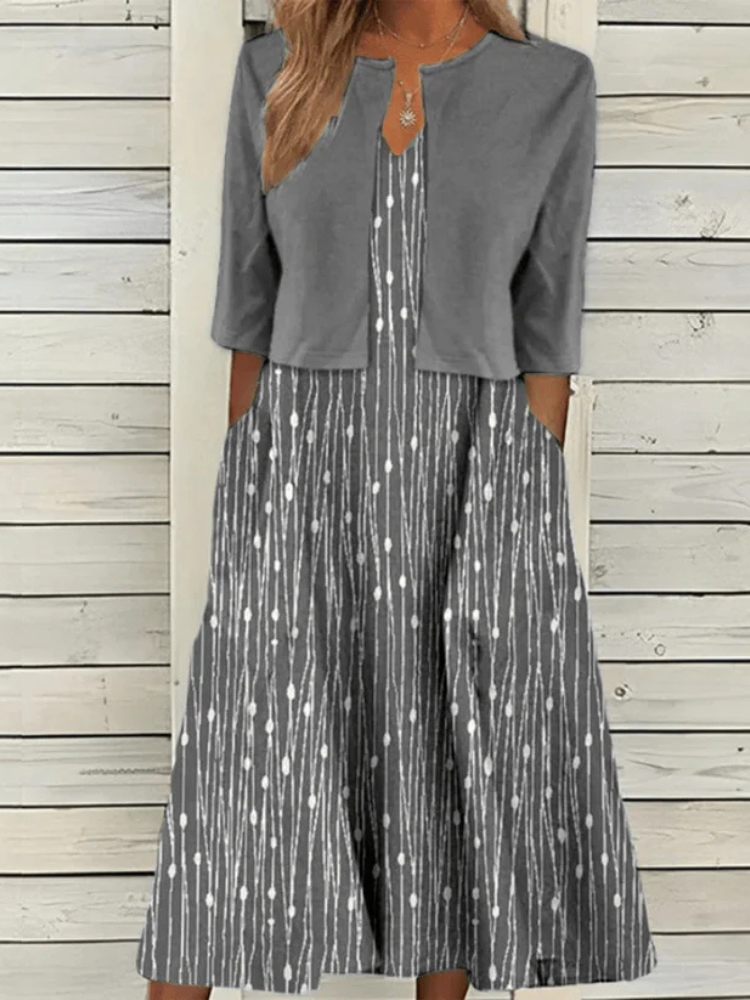 Fenna | Women’s Two-Piece Maxi Dress Set | Elegant & Eye-Catching