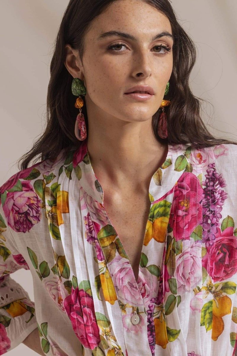 Floral Wrap Mini Dress | Romantic & Flowy | Waist-Tie Detail