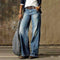 Women’s Jeans - High Waist Denim Wide Leg Trousers