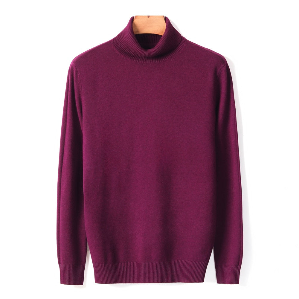 Men's Turtleneck – Long-Sleeved Basic Wear