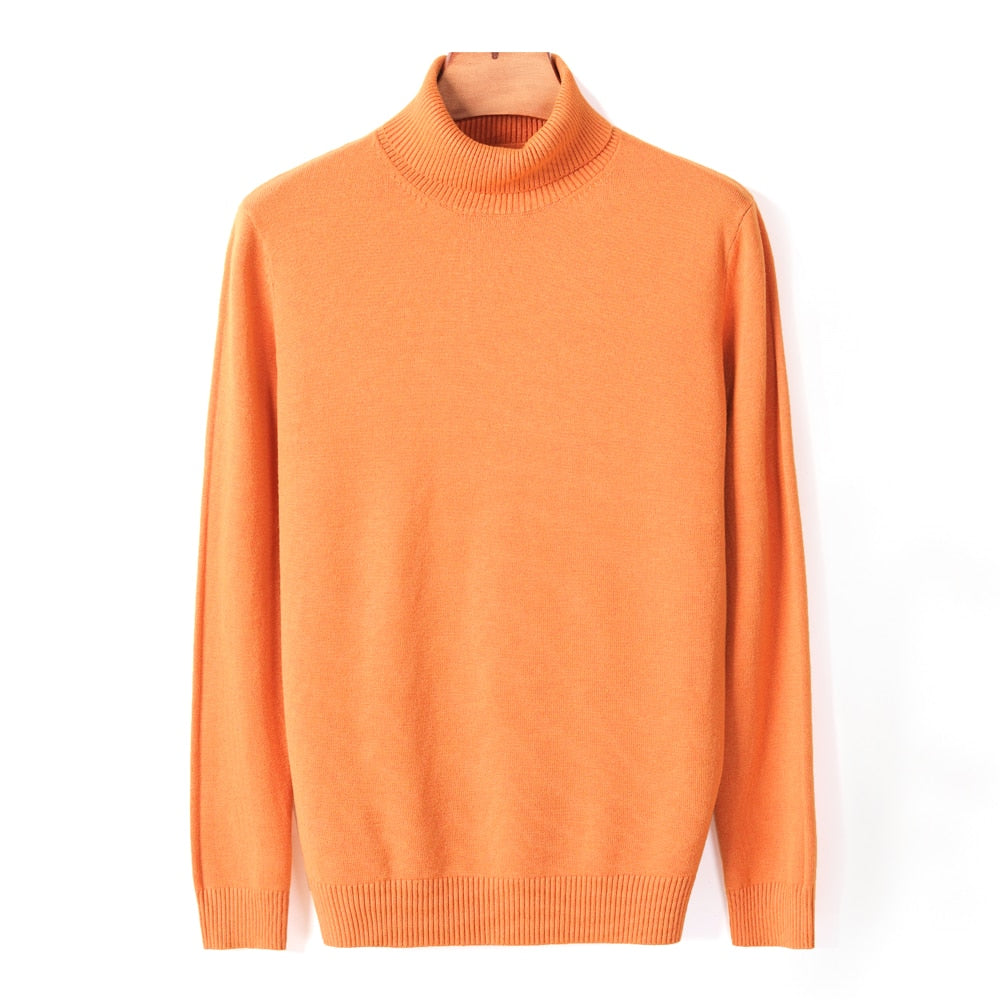 Men's Turtleneck – Long-Sleeved Basic Wear