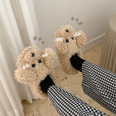 Unisex Animal Slippers – Soft Indoor Footwear