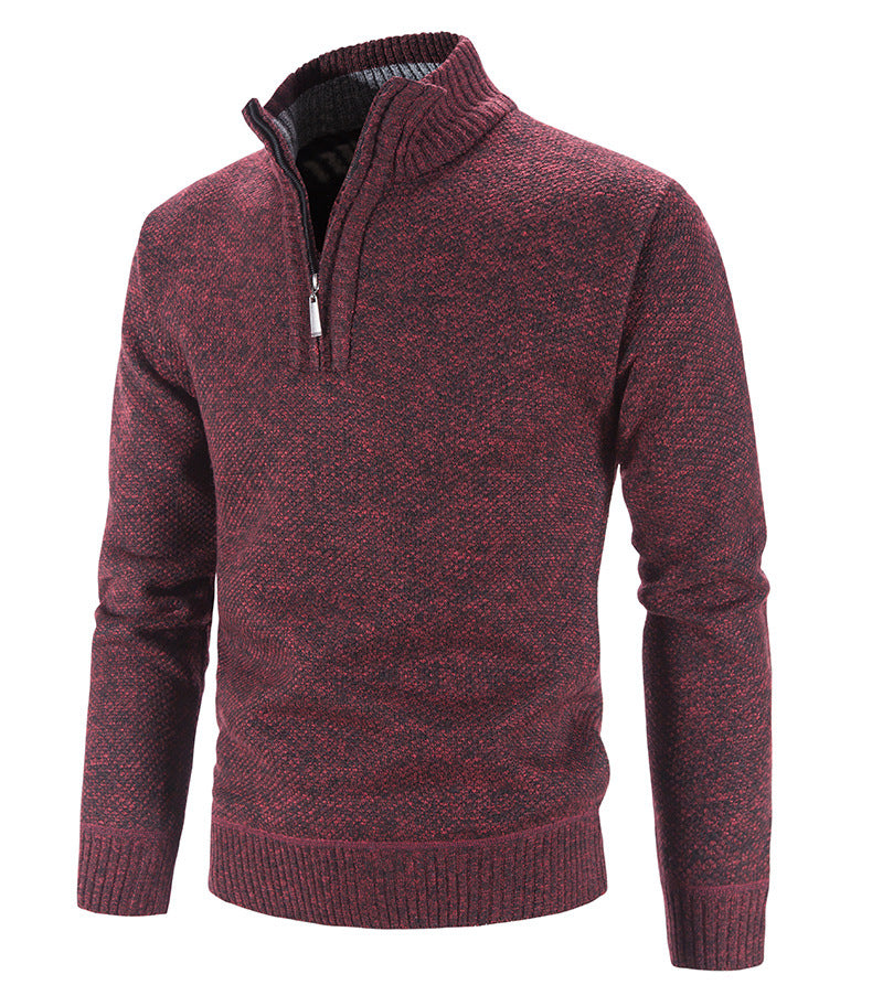 Daxton – Men’s Half Zip Mock Neck Sweater