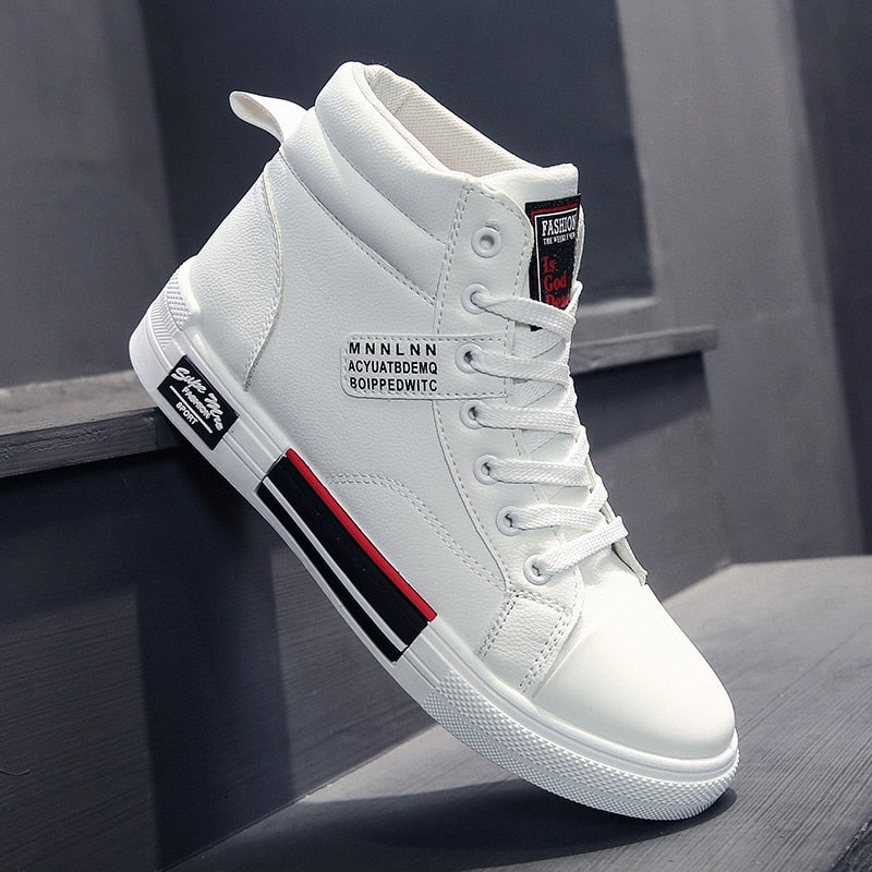 Men's high-top shoes – lace-up to the ankles
