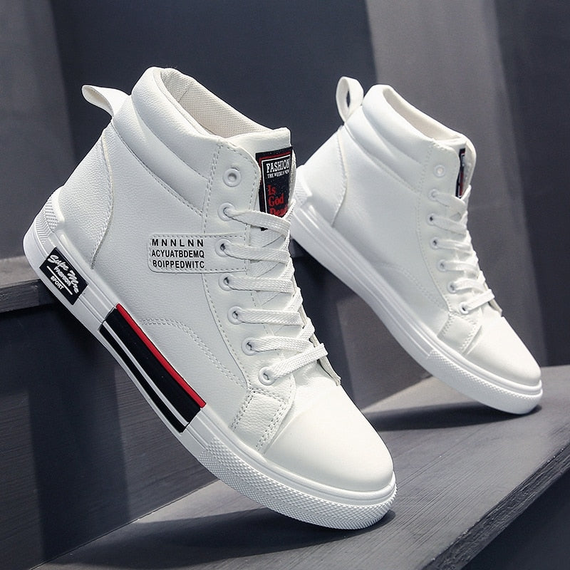 Men's high-top shoes – lace-up to the ankles