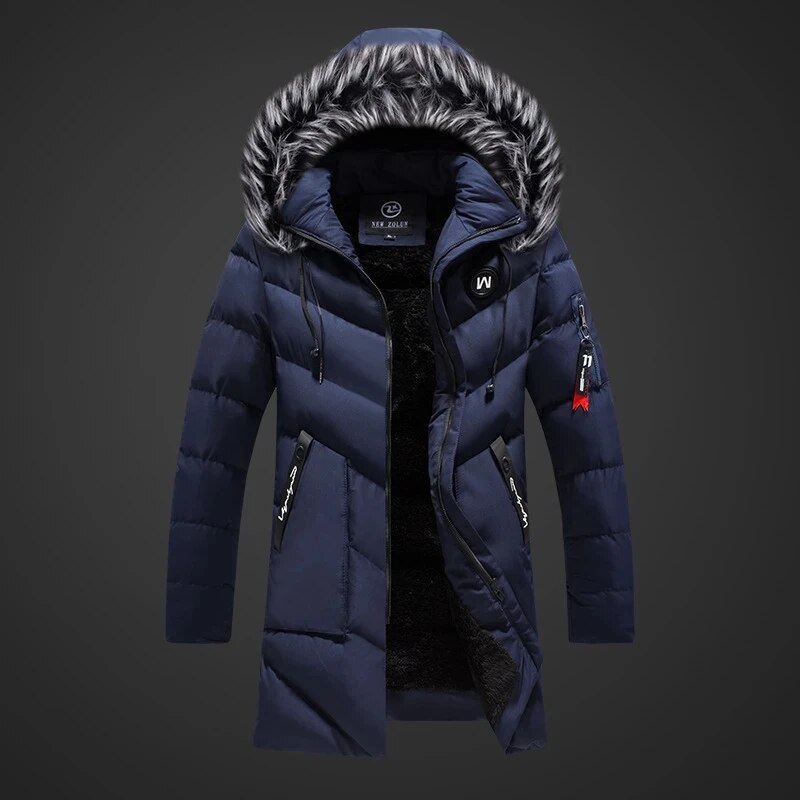 Tavien – Winter Coat with Warm Insulation and Adjustable Hood