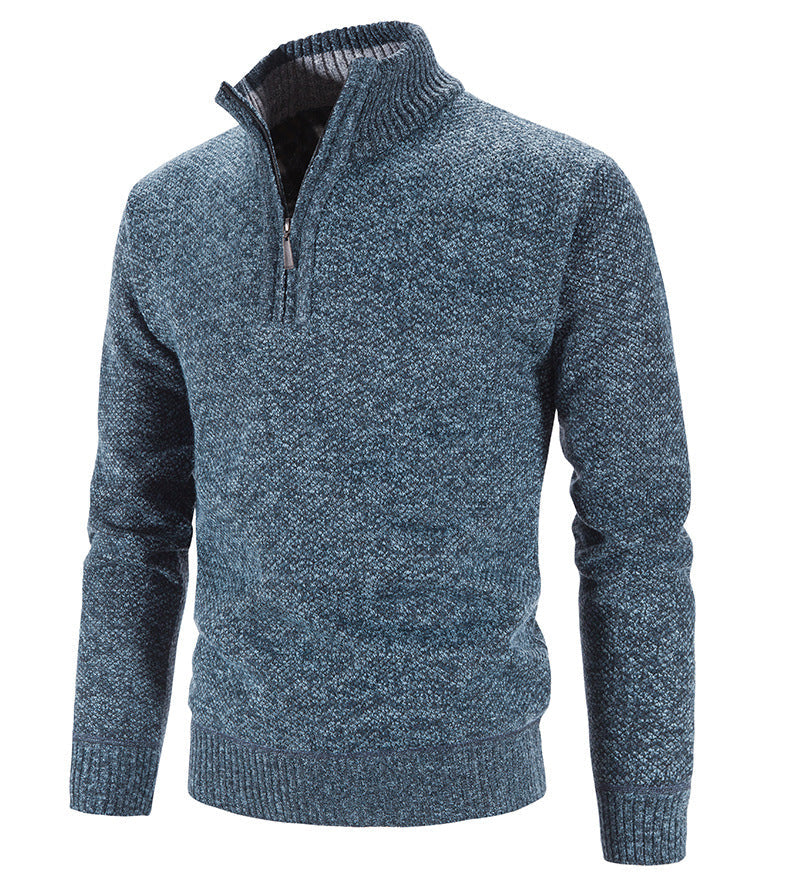Daxton – Men’s Half Zip Mock Neck Sweater
