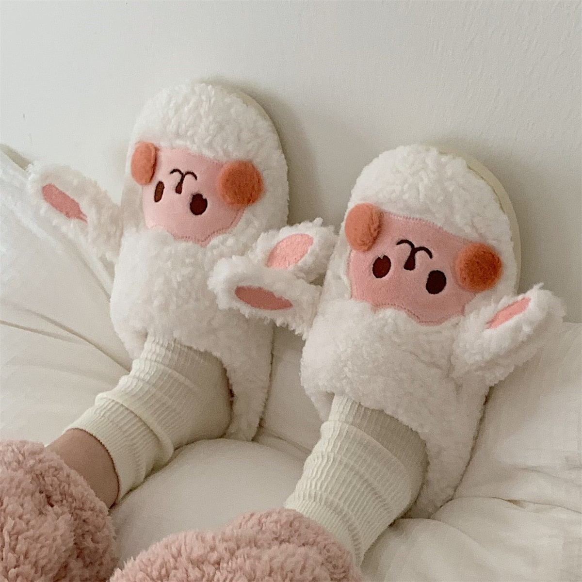 Unisex Animal Slippers – Soft Indoor Footwear
