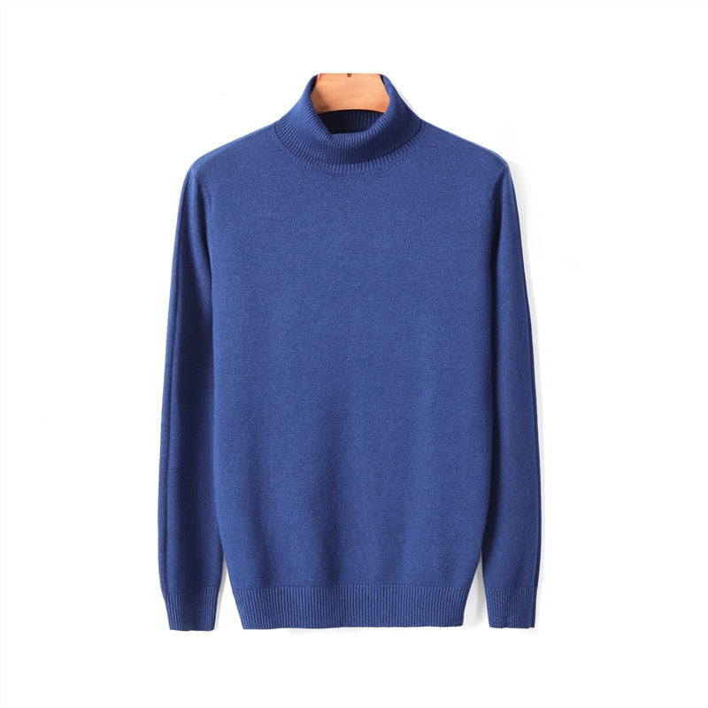 Men's Turtleneck – Long-Sleeved Basic Wear