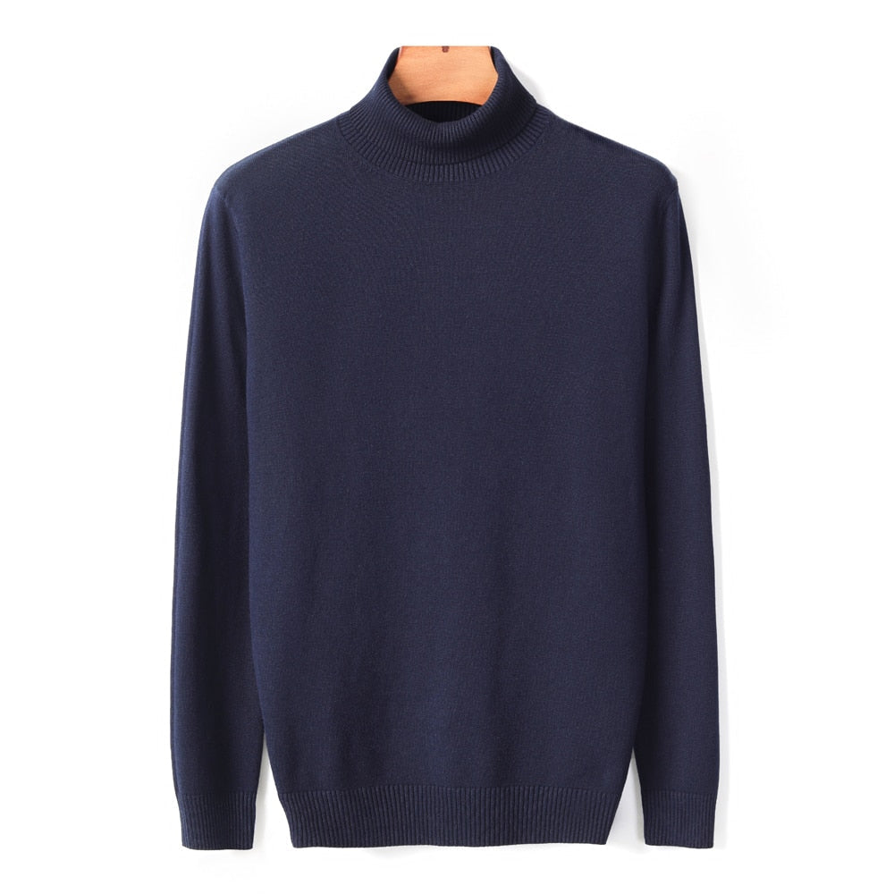 Men's Turtleneck – Long-Sleeved Basic Wear