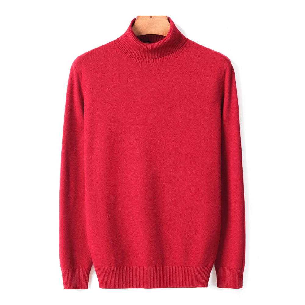 Men's Turtleneck – Long-Sleeved Basic Wear