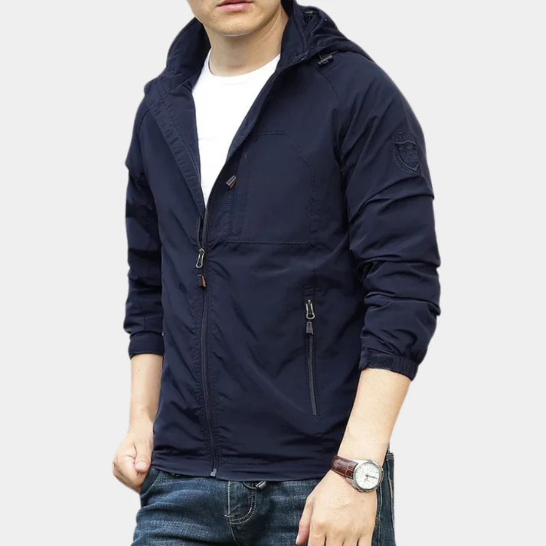 Men’s Cargo Jacket – Hooded Outdoor Multi-Pocket Coat