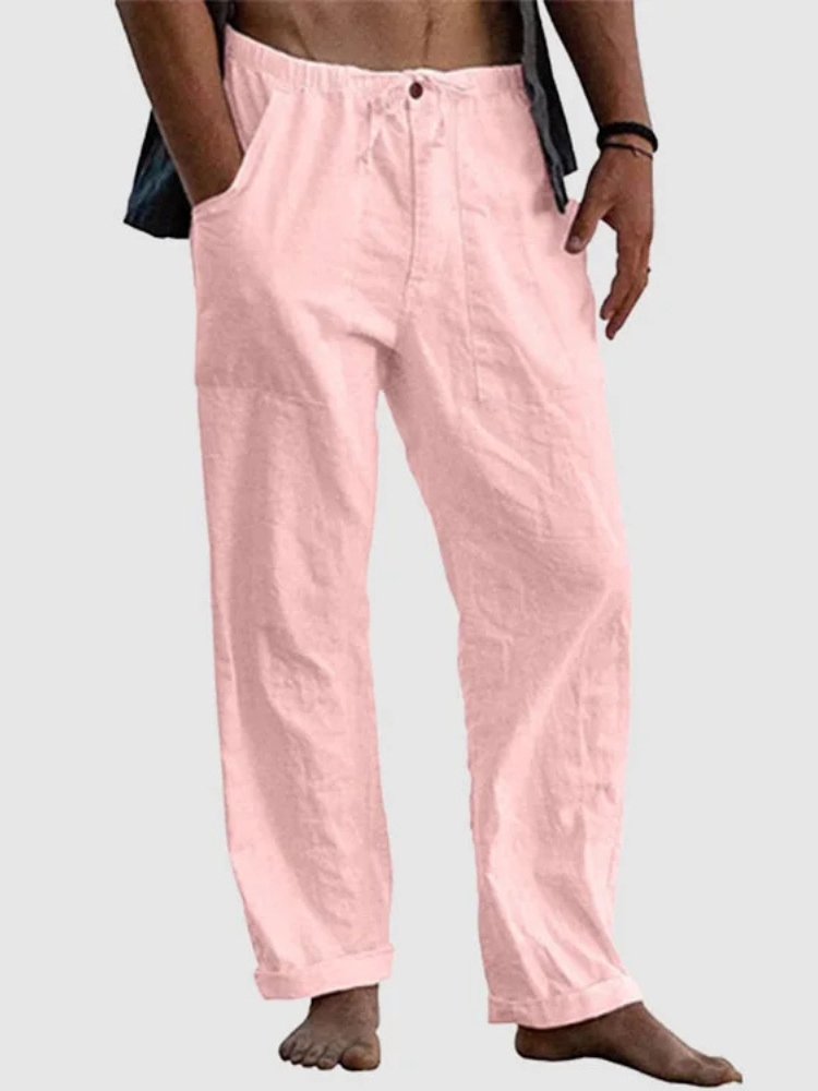 Inaya | Men Linen Pants | Adjustable-Waist