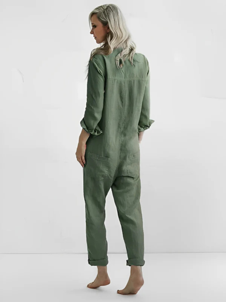 Isla | Women’s Cotton Jumpsuit | Airy & Flattering