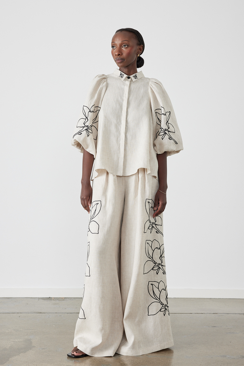 Embroidered Oversized Set | Effortless & Elegant | Perfect for Luxe Casual Wear