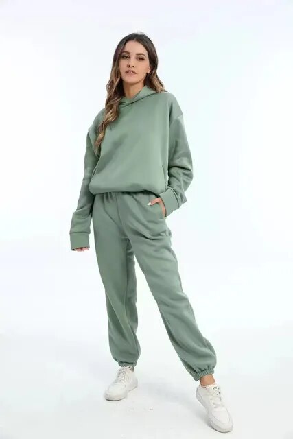 Women's Hoodie and Sweatpants Set