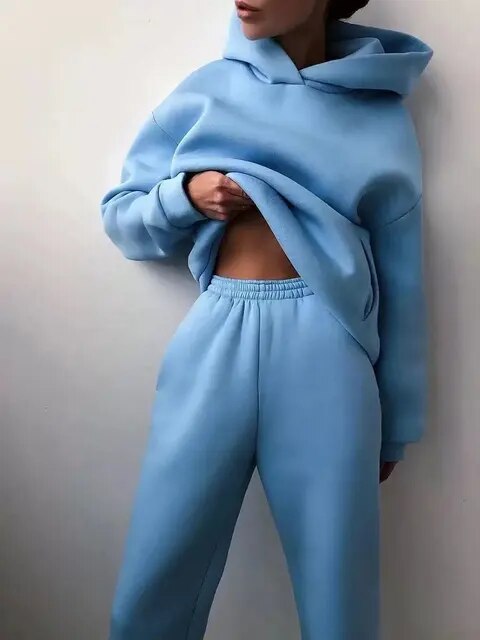 Women's Hoodie and Sweatpants Set