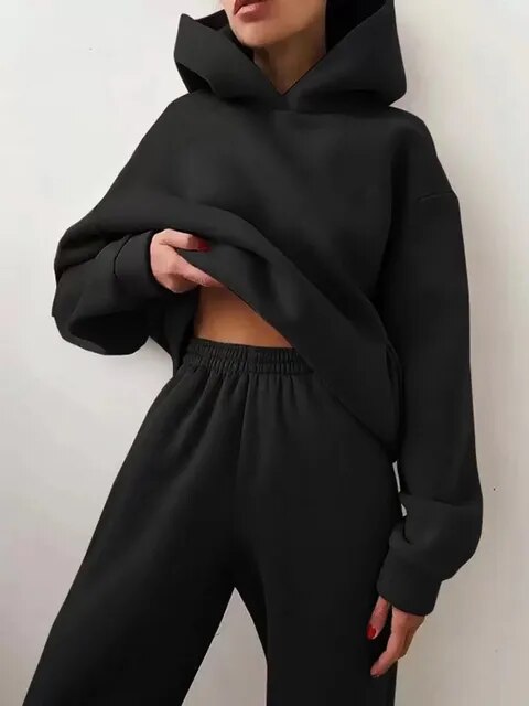 Women's Hoodie and Sweatpants Set