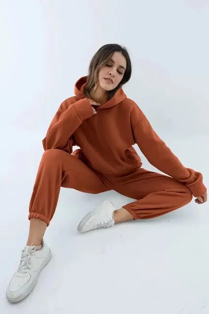 Women's Hoodie and Sweatpants Set