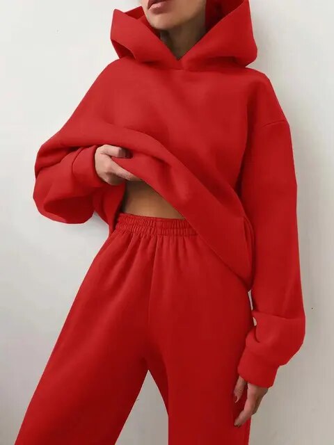 Women's Hoodie and Sweatpants Set
