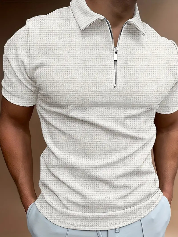 Joris | Men’s Zip Polo Shirt | Modern & Breathable