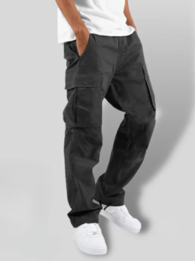 Kai | Men’s Cargo Pants | Mid-Waist Multi-Pocket Design