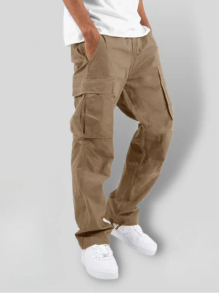 Kai | Men’s Cargo Pants | Mid-Waist Multi-Pocket Design