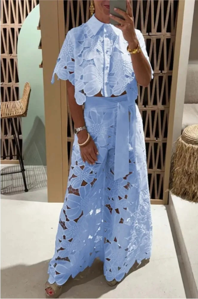 Karyna | Women’s 2-Piece Set | Elegant Hollow-Out