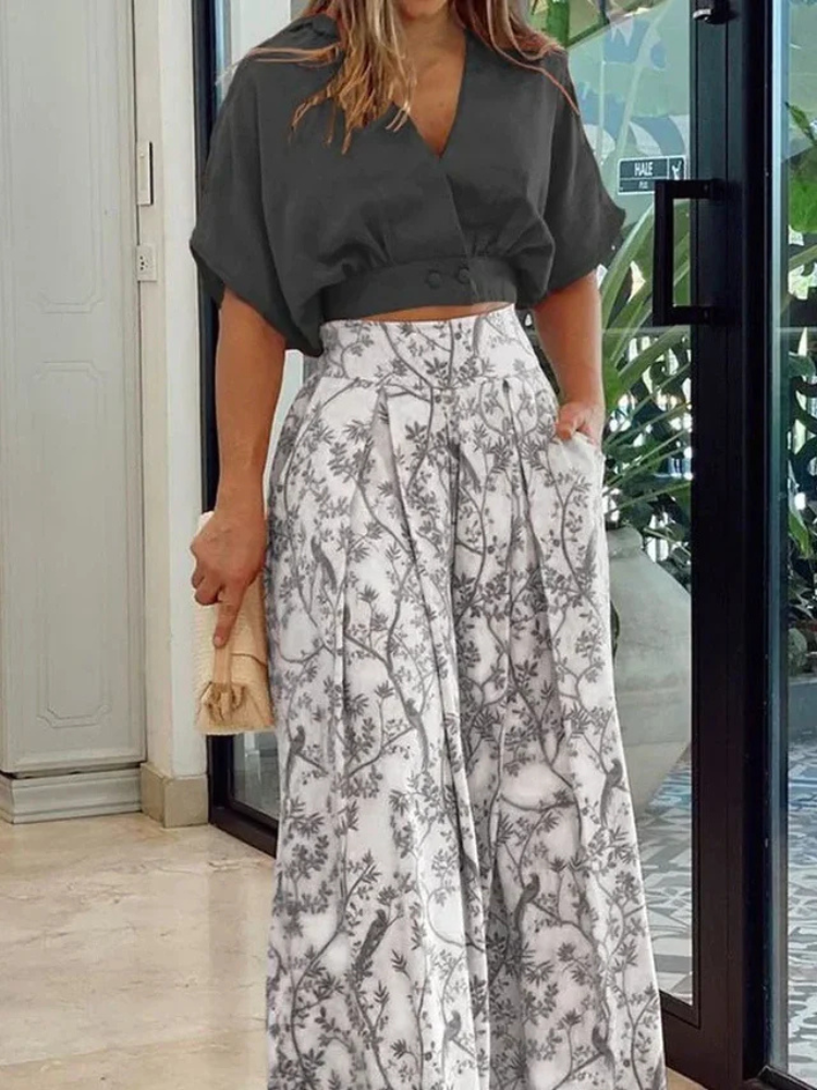 Kiara | Women’s Two-Piece Set | Floral & Flowy Summer Style