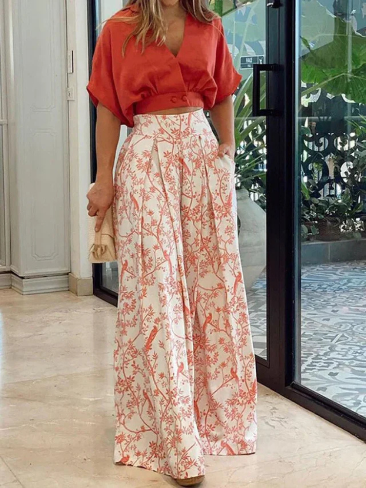 Kiara | Women’s Two-Piece Set | Floral & Flowy Summer Style