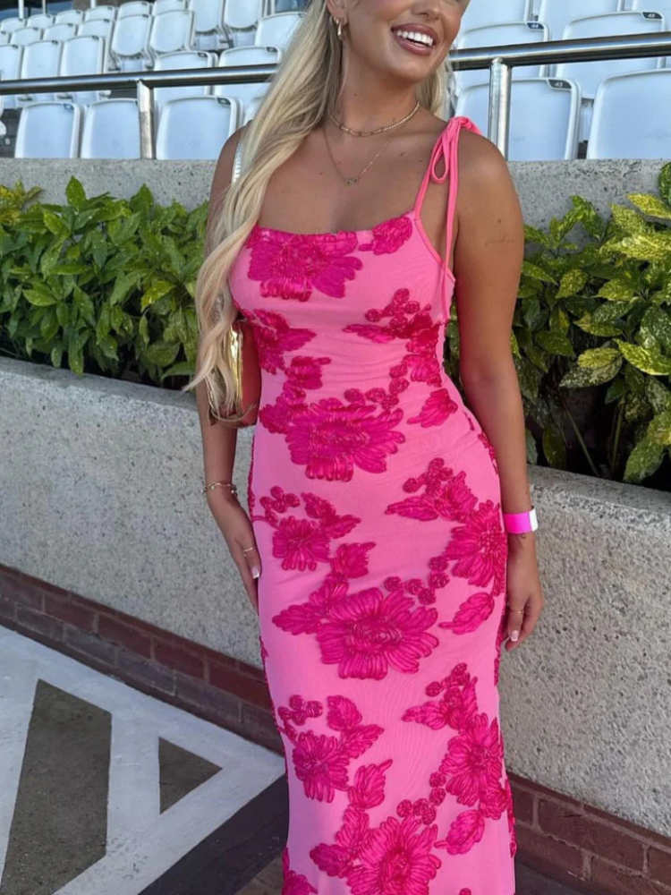 Levana | Women’s Maxi Dress | Embroidered