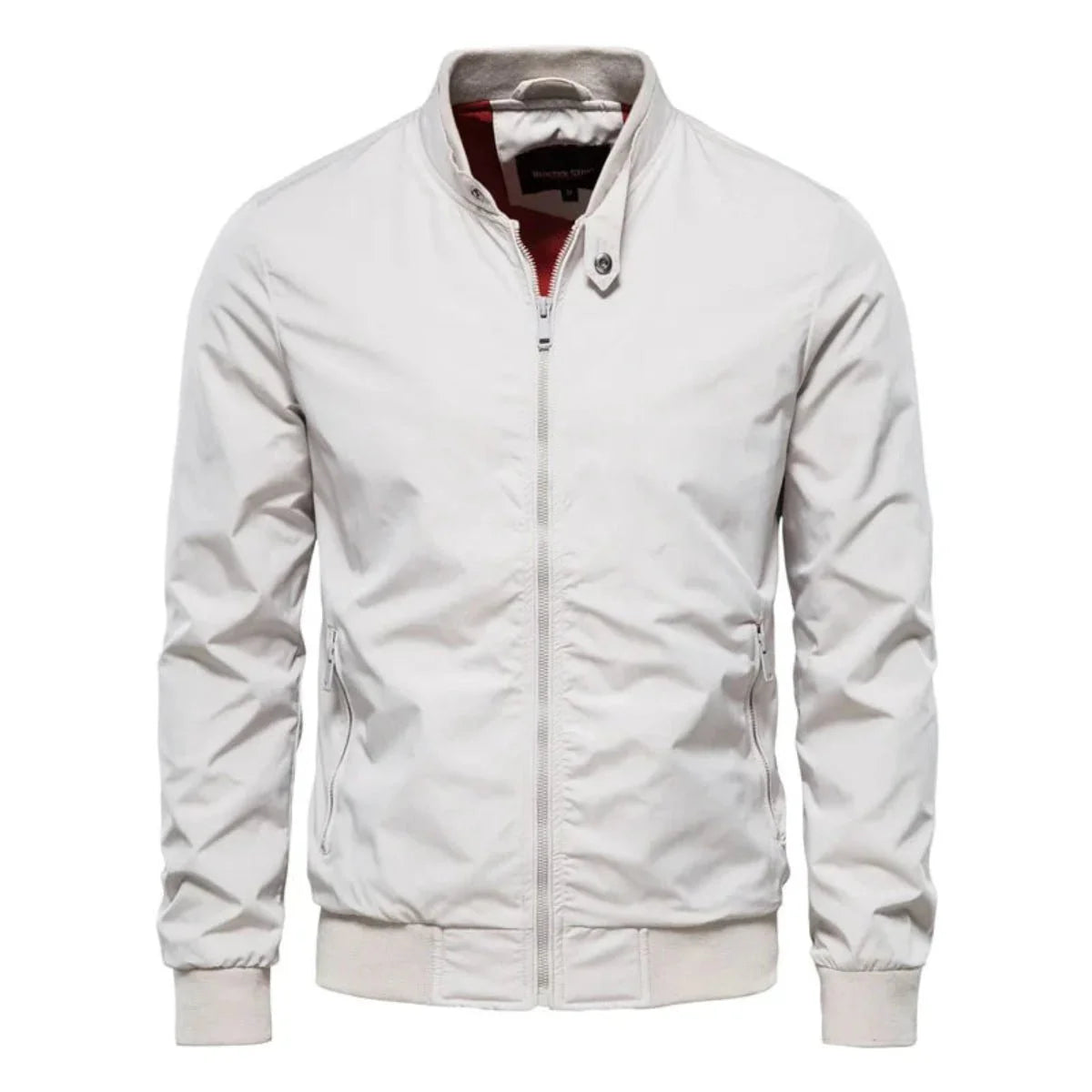 Men’s Summer Bomber Jacket – Zip Front