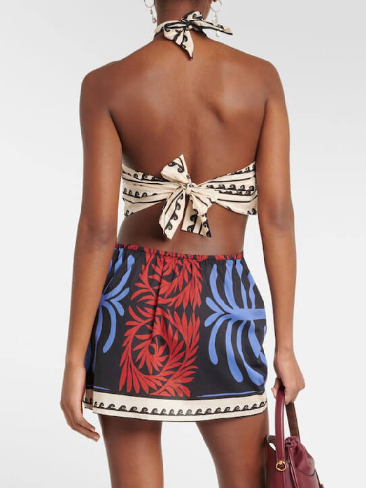 Liana | Women’s Halterneck Mini Dress | Floral Print