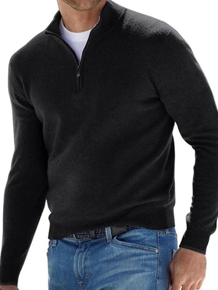 Linton | Men’s Pullover | Zip-Up High Collar Fit