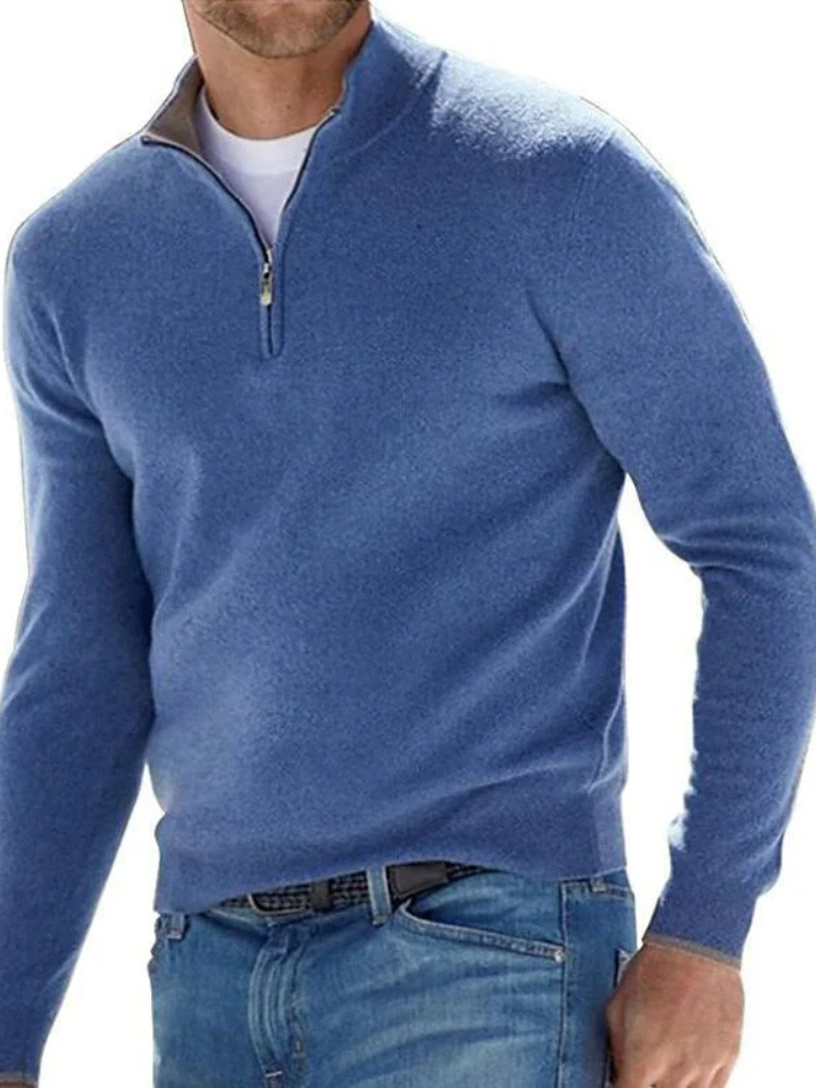Linton | Men’s Pullover | Zip-Up High Collar Fit