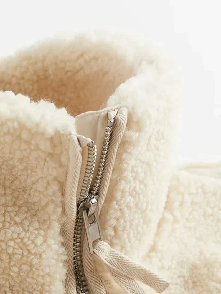 Women’s Zipper Jacket - Long Sleeve Outerwear