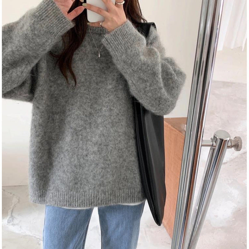 Arlienia – Women’s Soft Fuzzy Knit Jumper