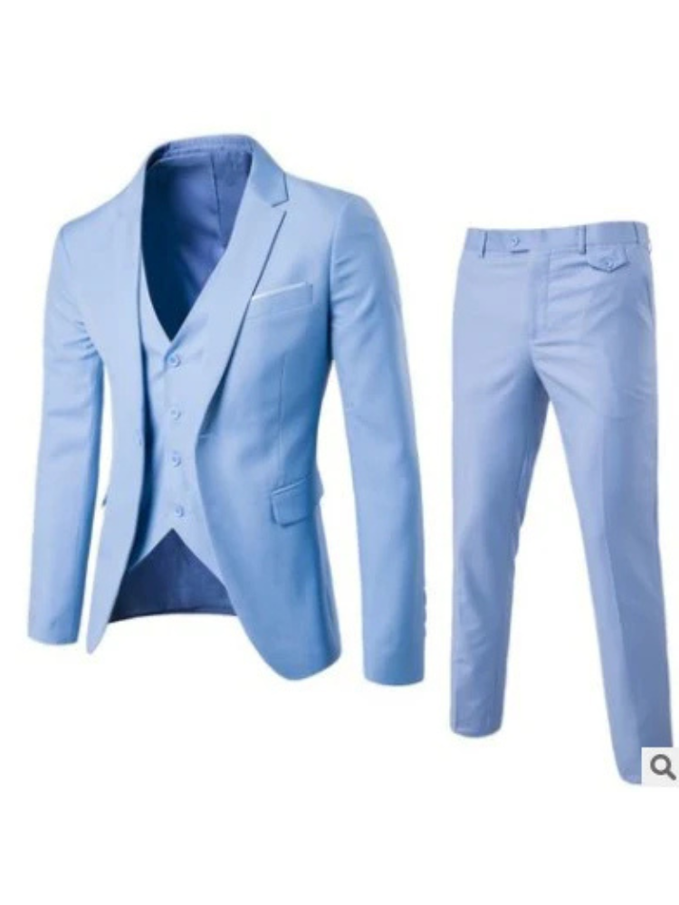 Matheo | Men’s Wool Suit Set | 3-Piece & Tailored