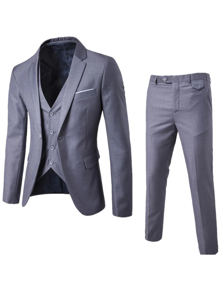 Matheo | Men’s Wool Suit Set | 3-Piece & Tailored