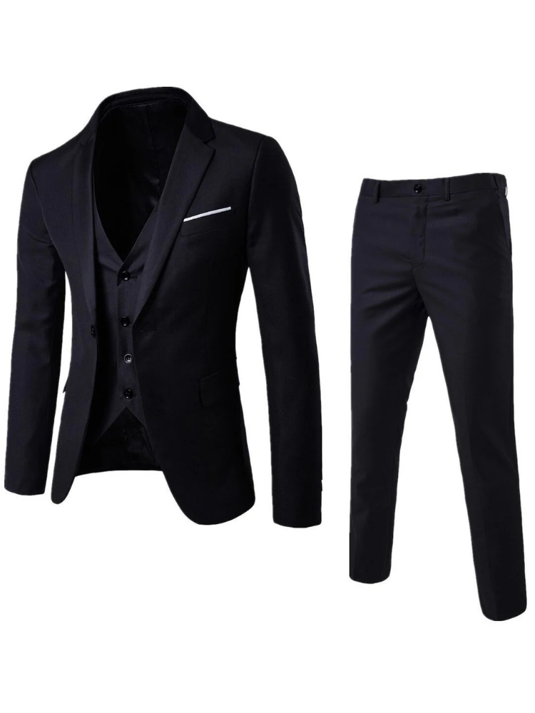 Matheo | Men’s Wool Suit Set | 3-Piece & Tailored