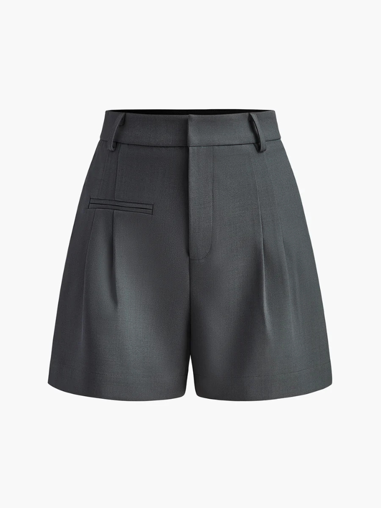 Melanie | Women’s Shorts | Sheer Mid-Waist Beltless Light