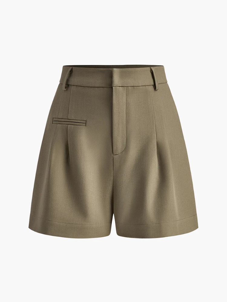 Melanie | Women’s Shorts | Sheer Mid-Waist Beltless Light