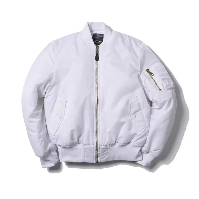 Ardeno - Unisex Bomber Jacket With Zip Closure