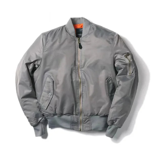 Ardeno - Unisex Bomber Jacket With Zip Closure