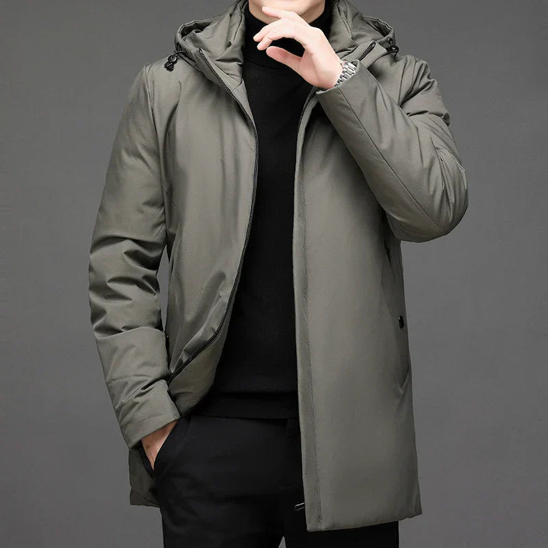 Men's Jacket – Coat with Hood and Zip